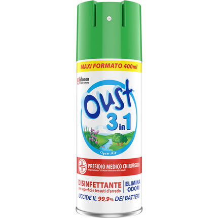 OUST 3in1 DISINFETTANTE ELIMINA ODORI 400 ML