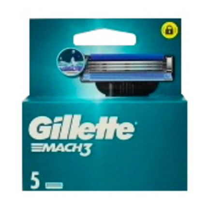 GILLETTE MACH3 RICAMBI 5 PEZZI