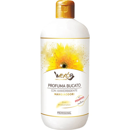 WEXOR ELISIR PROFUMA BUCATO CON AMMORBIDENTE MANGIAODORI 500 ML ELISIR MEDITERRANEO