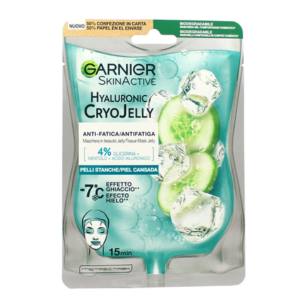GARNIER SKIN ACTIVE MASCHERA VISO IN TESSUTO CRYO JELLY ANTI-FATICA