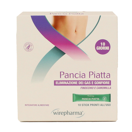 WIREPHARMA PANCIA PIATTA 10 STICKS INTEGRATORE ALIMENTARE