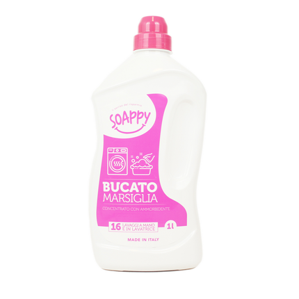 SOAPPY DETERSIVO BUCATO A MANO e LAVATRICE MARSIGLIA 1 LT