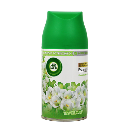 AIRWICK FRESHMATIC SPRAY AUTOMATICO RICARICA 250 ML FRESIA BIANCA E GELSOMINO