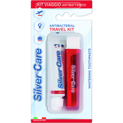 SILVER CARE KIT VIAGGIO ANTIBATTERICO SPAZZOLINO + DENTIFRICIO 20 ML