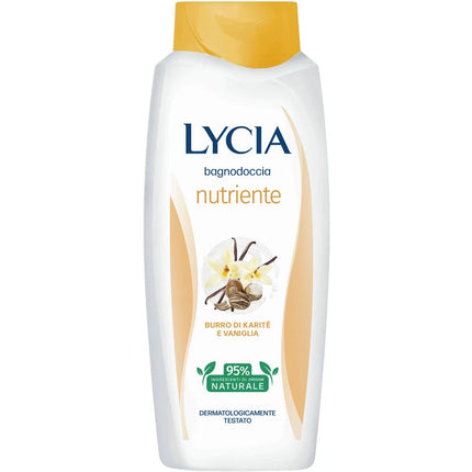 LYCIA BAGNODOCCIA NUTRIENTE BURRO DI KARITE' e VANIGLIA 750 ML