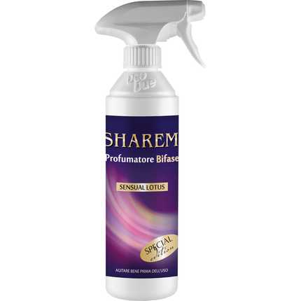 DEO DUE PROFUMATORE BIFASE DEODORANTE PER TESSUTI ELIMINA ODORI SHAREM TRIGGER 500 ML