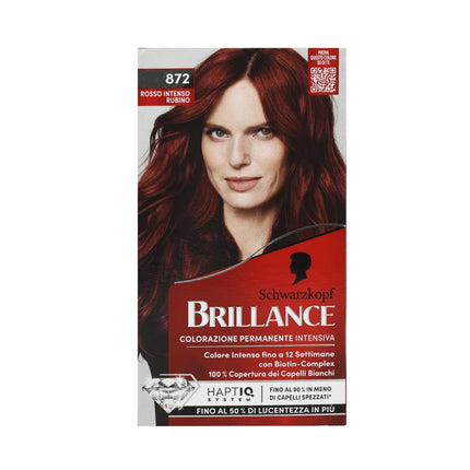 BRILLANCE 872 ROSSO RUBINO INTENSO COLORAZIONE PERMANENTE INTENSIVA FINO A 10 SETTIMANE