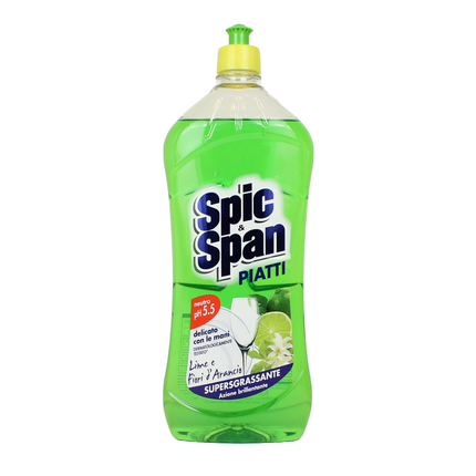 SPIC & SPAN DETERSIVO PIATTI LIME e FIORI D'ARANCIO 1000 ML