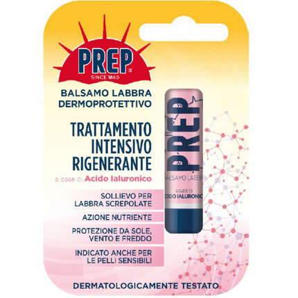 PREP BALSAMO LABBRA DERMOPROTETTIVO CON ACIDO IALURONICO STICK 4,8 ML