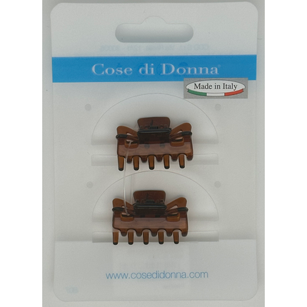 COSE DI DONNA PINZA PICCOLA TARTARUGA PER CAPELLI 2 PEZZI