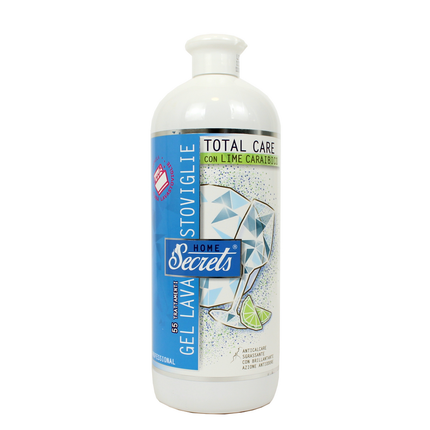 SECRETS HOME DETERGENTE GEL LAVASTOVIGLIE LIME 1 LT 55 TRATTAMENTI