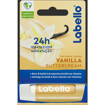 LABELLO BURROCACAO VANILLA BUTTERCREAM 24H IDRATAZIONE 5,5 ML