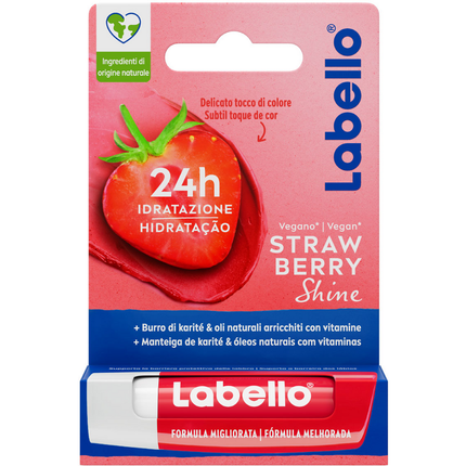 LABELLO BURROCACAO STRAWBERRY SHINE 24H IDRATAZIONE 5,5 ML