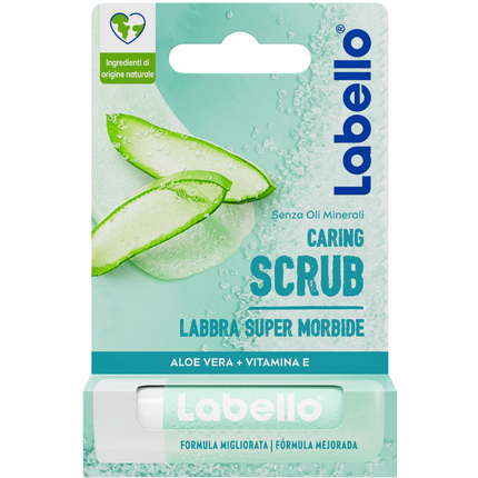 LABELLO BURROCACAO SCRUB CARING ALOE VERA e VITAMINA E 5,5 ML