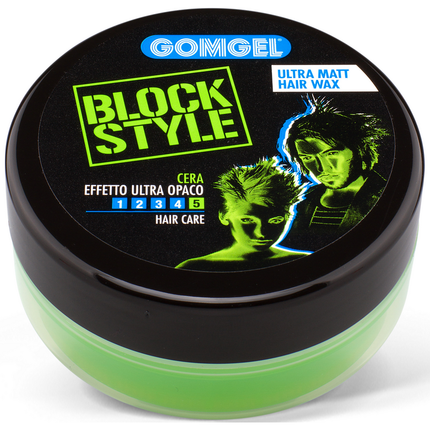 GOMGEL CERA BLOOK STYLE EFFETTO ULTRA OPACO VASO 100 ML