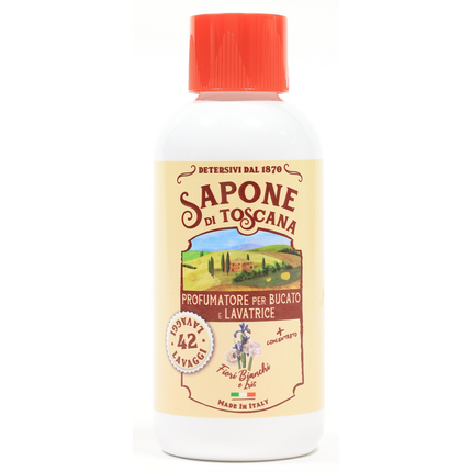 SAPONE DI TOSCANA PROFUMATORE PER BUCATO E LAVATRICE FIORI BIANCHI & IRIS 42 LAVAGGI 250 ML