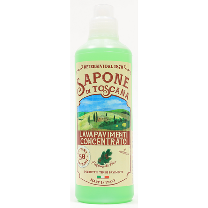 SAPONE DI TOSCANA LAVAPAVIMENTI CONCENTRATO PROFUMO DI PINO 50 LAVAGGI 1 LITRO