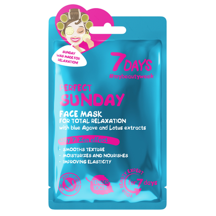 7 DAYS MASCHERA VISO IN TESSUTO PERFECT SUNDAY 28 GR.