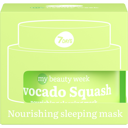 7 DAYS MY BEAUTY WEEK MASHCERA VISO NOTTE AVOCADO SQUASH 50 ML