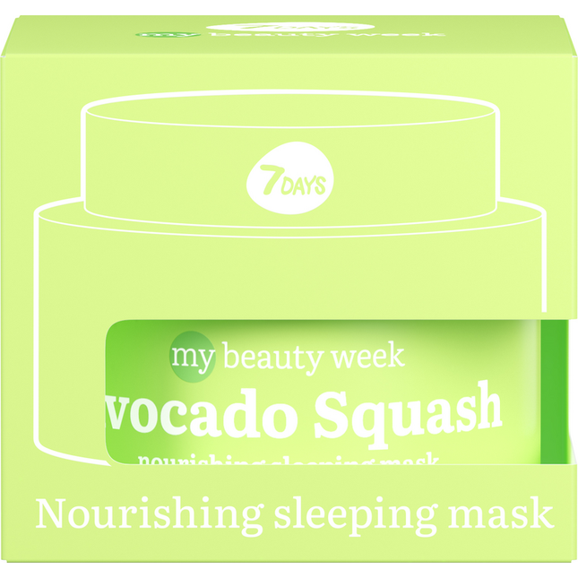 7 DAYS MY BEAUTY WEEK MASHCERA VISO NOTTE AVOCADO SQUASH 50 ML