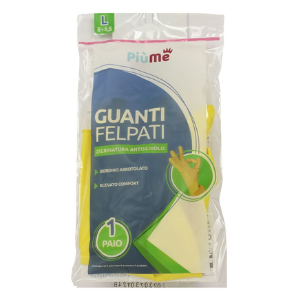 PIUME GUANTI FELPATI MISURA L 8-8,5