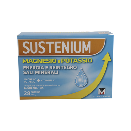 SUSTENIUM MAGNESIO e POTASSIO 28 BUSTINE GUSTO ARANCIA