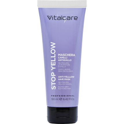 VITALCARE STOP YELLOW MASCHERA CAPELLI ANTIGIALLO 190 ML