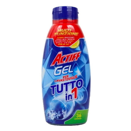 ACTIFF GEL LAVASTOVIGLIE TUTTO IN 1 PROFUMO LIMONE 36 LAVAGGI 720 ML