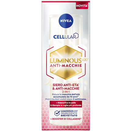 NIVEA VISO CELLULAR LUMINOUS SIERO ANTI ETA' & ANTI MACCHIE 30 ML
