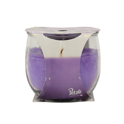 PETALI CANDELA PROFUMA AMBIENTE 30H FRAGRANZA LAVANDA 120 GRAMMI VASETTO IN VETRO