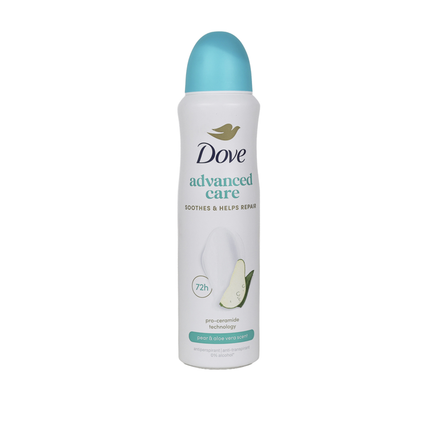 DOVE DEODORANTE SPRAY GO FRESH PEAR & ALOE VERA ADVANCED CARE 150 ML