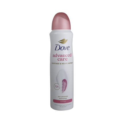 DOVE DEODORANTE SPRAY SOFT FEEL ADVANCED CARE 150 ML
