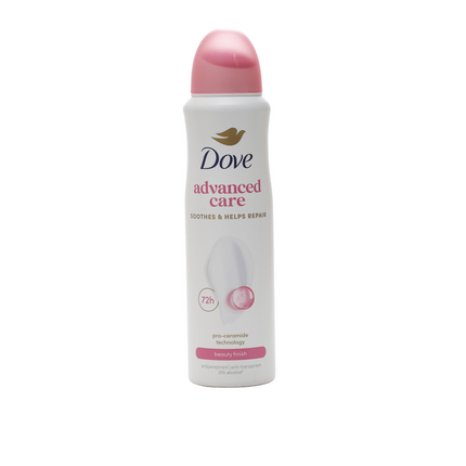 DOVE DEODORANTE SPRAY BEAUTY FINISH ADVANCED CARE 150 ML
