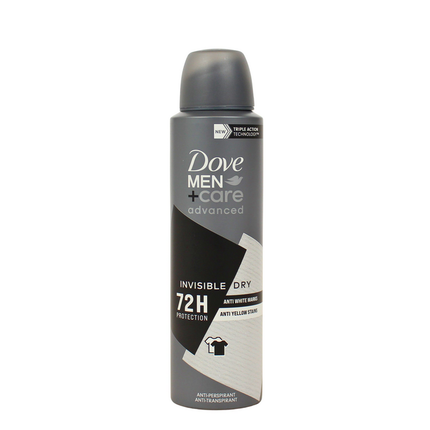 DOVE MEN DEODORANTE INVISIBLE 72H PROTECTION SPRAY 150 ML