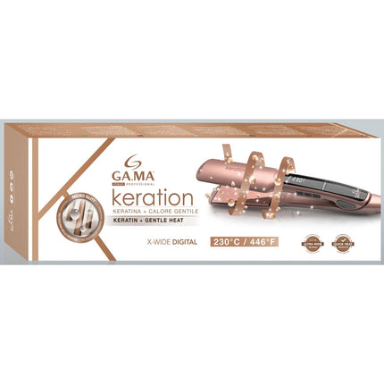 GAMA PIASTRA CAPELLI KERATION DIGITALE 150° - 230°