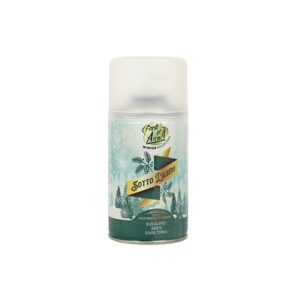 FRESH AROMA DEODORANTE MATIC SOTTO L'ALBERO EUCALIPTO ABETE FAVA TONKA RICARICA SPRAY 250 ML