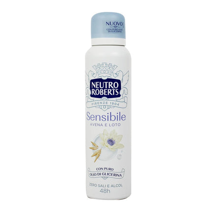 NEUTRO ROBERTS DEODORANTE SENSIBILE AVENA E LOTO SPRAY 150 ML