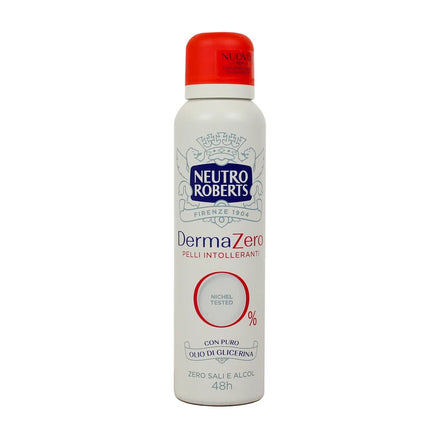 NEUTRO ROBERTS DEODORANTE DERMA ZERO PELLI INTOLLERANTI SPRAY 150 ML