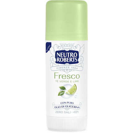 NEUTRO ROBERTS DEODORANTE FRESCO TE' VERDE e LIME STICK 40 ML