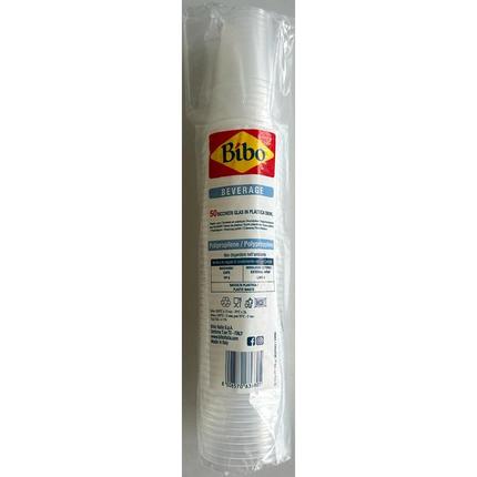 BIBO 50 BICCHIERI 390 CC IN PP TRASPARENTI