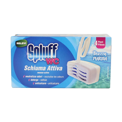 RELEVI WC SPLUFF BREZZA MARINA 4 TAVOLETTE DA 33 GRAMMI
