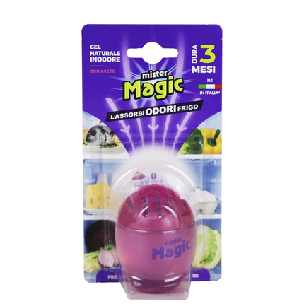 MISTER MAGIC OVETTO ASSORBIODORI PER FRIGO E FREEZER FRAGRANZA ACETO