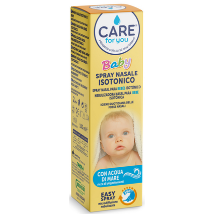 CARE FOR YOU BABY SPRAY NASALE ISOTONICO CON ACQUA DI MARE 100 ML