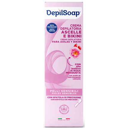 DEPILSOAP CREMA DEPILATORIA ASCELLE e BIKINI PELLI SENSIBILI TUBO 75 ML