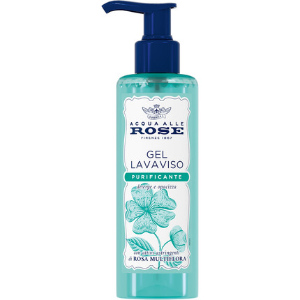 ACQUA ALLE ROSE GEL LAVAVISO PURIFICANTE CON ATTIVI ASTRINGENTI DI ROSA MULTIFLORA 200 ML