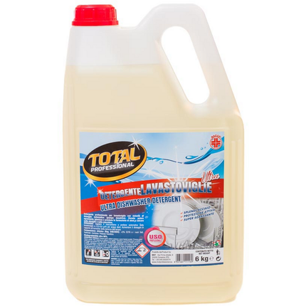 TOTAL PROFESSIONAL DETERGENTE LAVASTOVIGLIE ULTRA TANICA 6 KG