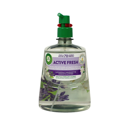 AIRWICK ACTIVE FRESH RICARICA PER DIFFUSORE AUTOMATICO FRAGRANZA LAVANDA e MUGHETTO 228 ML
