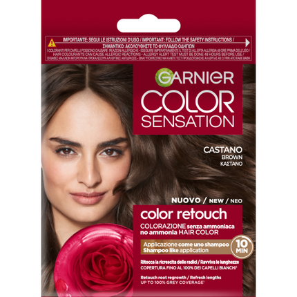 GARNIER COLOR SENSATION COLOR RETOUCH SENZA AMMONIACA CASTANO