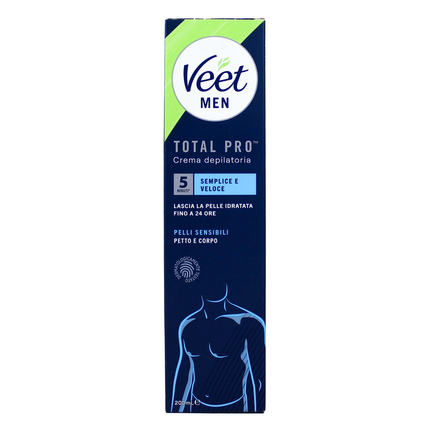 VEET MEN CREMA DEPILATORIA PETTO e CORPO PELLI SENSIBILI 200 ML