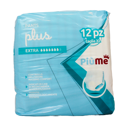 PIUME PANTS TAGLIA XL 12 PZ DISPOSITIVO MEDICO CE DI CLASSE 1